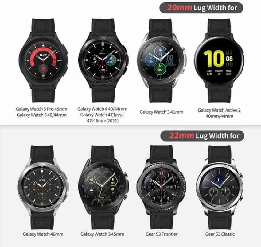 KHR Leather Strap Band For Samsung Galaxy Watch 5 Band 40 44mm