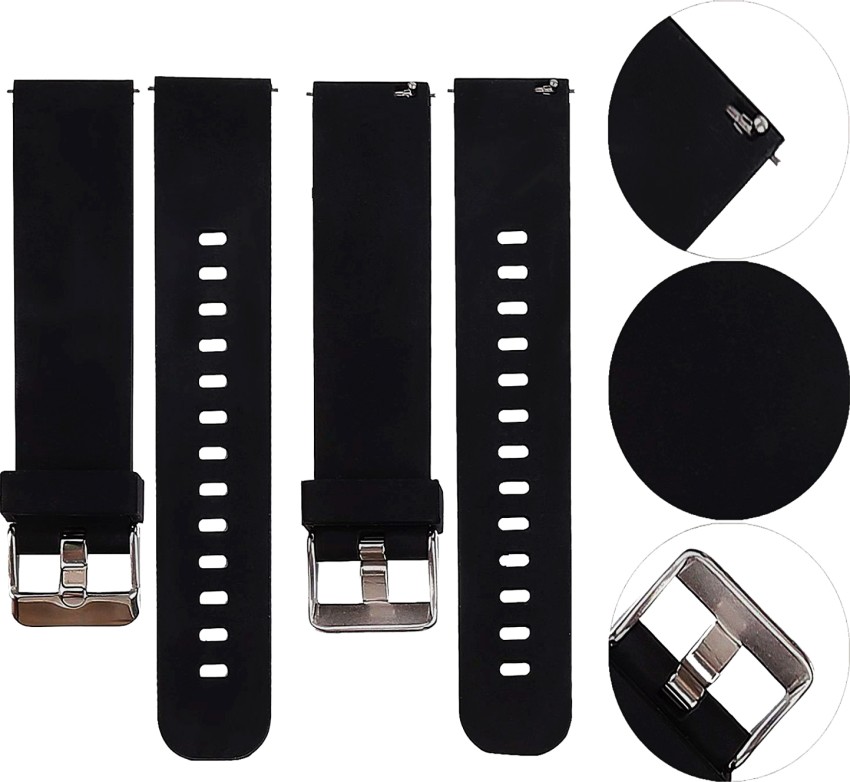 ACM Watch Strap Silicone for Titan Talk S Smartwatch Belt Band Black Smart Watch  Strap Price in India - Buy ACM Watch Strap Silicone for Titan Talk S  Smartwatch Belt Band Black