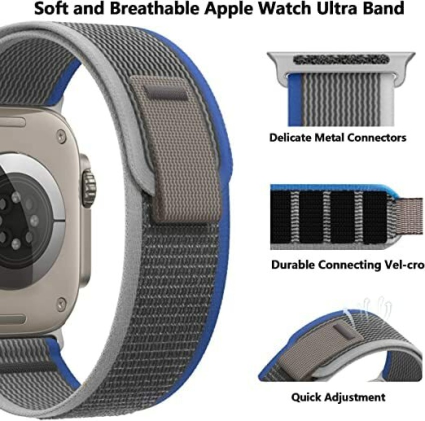 Strap Triple Protection Apple Watch Ultra, SE, 9 ,8, 7, 6, 5, 4, 3, 2, 1  (49, 45, 44, 42 mm) band bracelet black - B2B wholesaler.hurtel.com