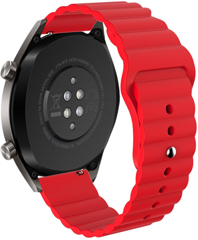 ACM Watch Strap Wave Belt for Croma Velocity Ar Smartwatch Band Red 3754060 mm Silicone Watch Strap Price in India Buy ACM Watch Strap Wave Belt for Croma Velocity Ar Smartwatch