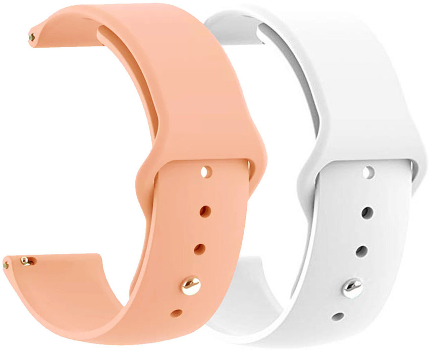 AOnes Pack of 2 Silicone Belt Watch Strap for Ambrane Wise Spirit