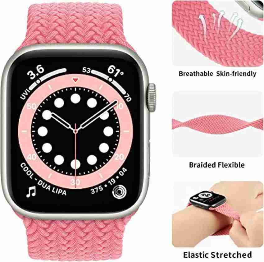 XMUXI Compatible with Apple Watch Series 8 Strap 45mm 41mm Braided Nylon Replacement Band compatible with IWatch Ultra 49mm 7/SE/6/5/4 44mm 40mm