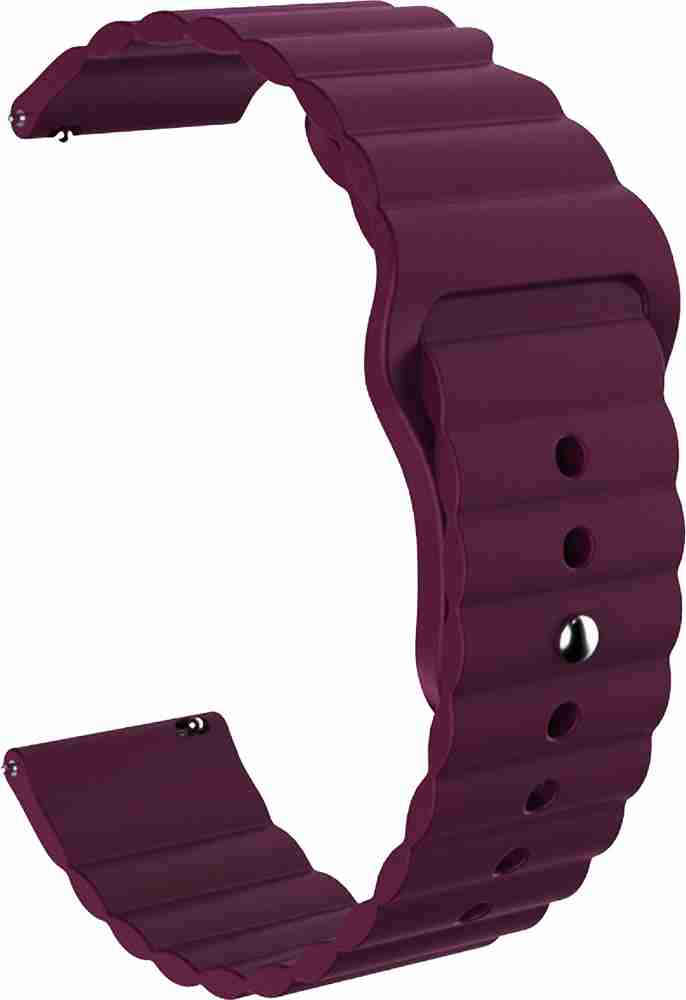 ACM Watch Strap Wave Belt for Fastrack Smart Vivid Pro Smartwatch Band Purple Smart Watch Strap Price in India Buy ACM Watch Strap Wave Belt for Fastrack Smart Vivid Pro Smartwatch
