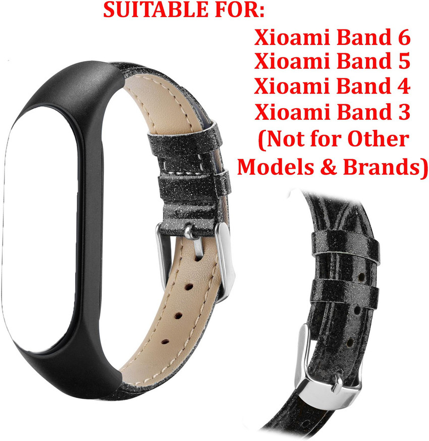 CellFAther Leather Wristband Strap Suitable For Xiaomi Band 6 5 4 3 Models only Smart Band Strap Price in India Buy CellFAther Leather Wristband Strap Suitable For Xiaomi Band 6 5 4 3