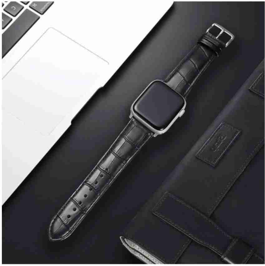 Accessoriesit iWatch Leather Belt Black Smart Watch Strap Price in India Buy Accessoriesit iWatch Leather Belt Black Smart Watch Strap online at Flipkart