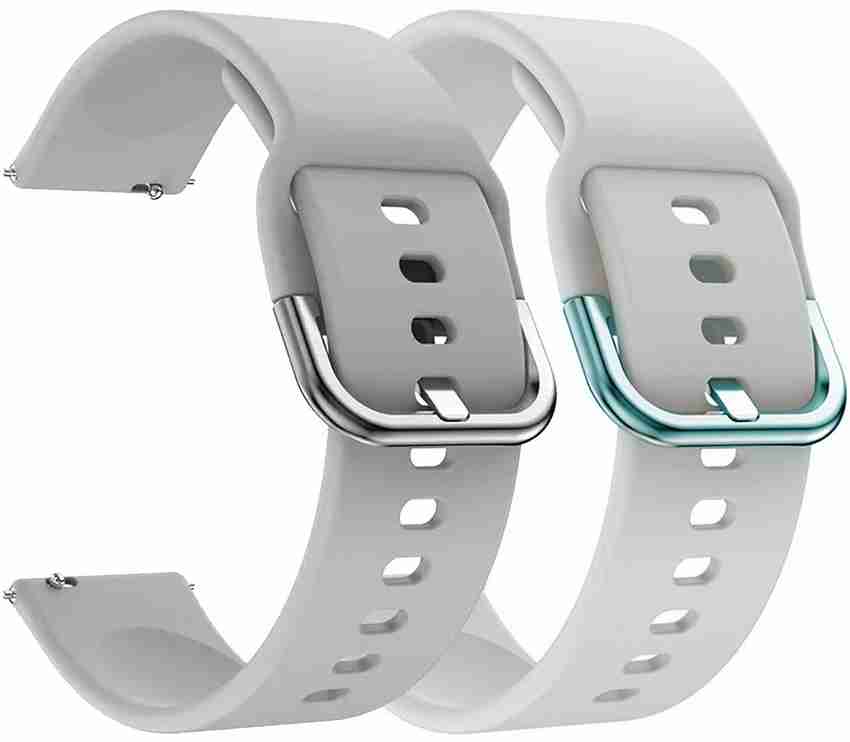AOnes Pack of 2 Silicone Belt Metal Buckle for Fastrack Reflex Beat Plus Smart Watch Strap Price in India Buy AOnes Pack of 2 Silicone Belt Metal Buckle for