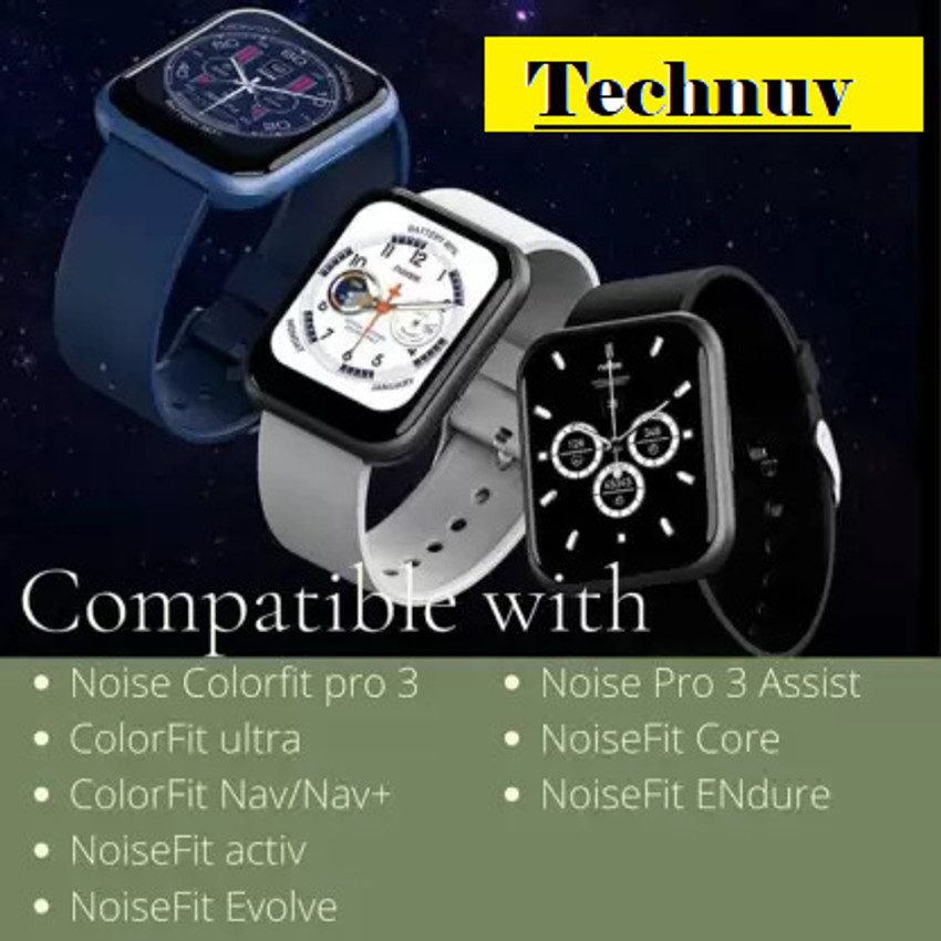TECHNUV 22mm Strap Compatible with Noise Colorfit Pro 3 Colorfit