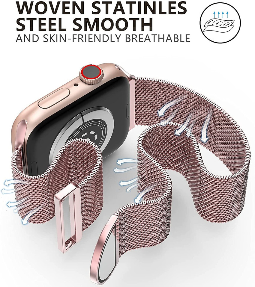 Pulseira Para Apple Watch 42 / 44 / 45 / 49MM Ultra Fit - Rosa