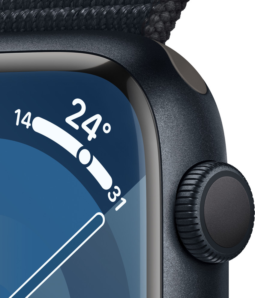 Apple Watch Series 9 GPS 45mm Midnight Aluminium Case with 