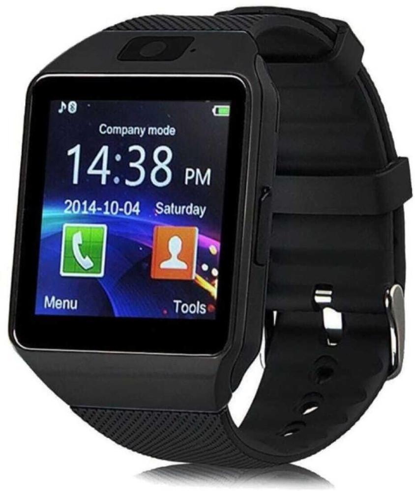 Clubics DZ09 All in One Black Smart Watch with Unisex 5G Calling