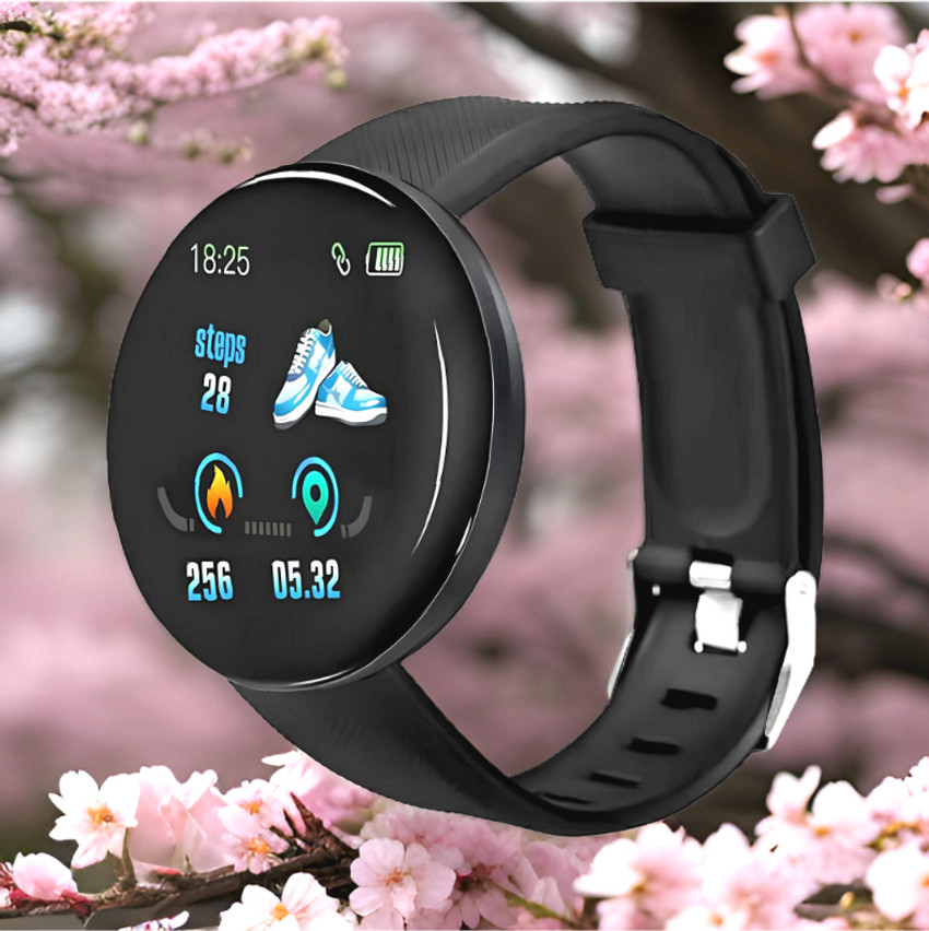 ROAR HR 200 D18 FITNESS TRACKER FOR BOYS GIRLS Smartwatch Black Strap Smartwatch Price in India Buy ROAR HR 200 D18 FITNESS TRACKER FOR BOYS GIRLS Smartwatch Black Strap Smartwatch online at Flipkart....