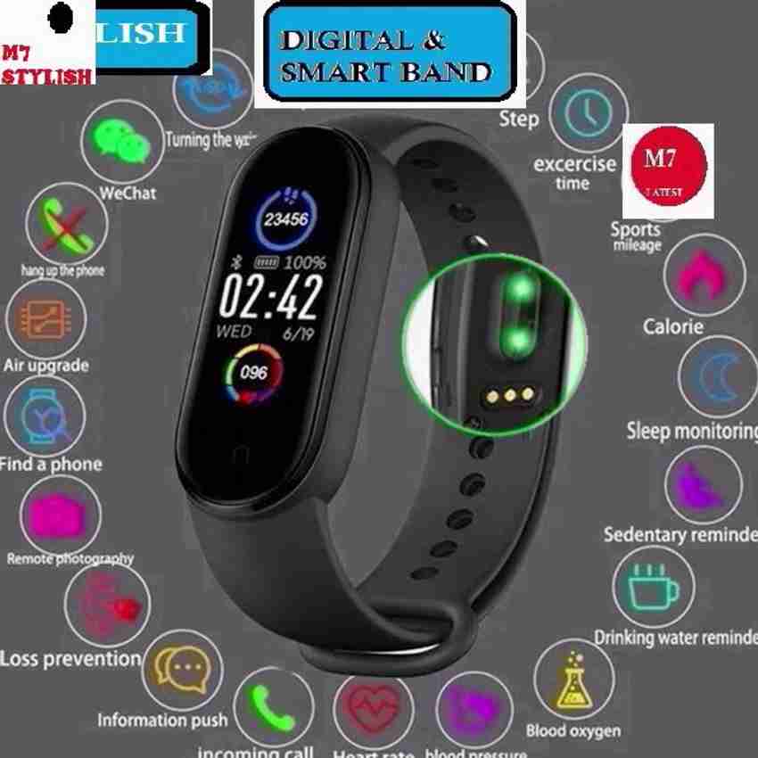 Tinera AQ899 M7 ULTRA MULTI FACES SLEEP MONITOR SMART BAND BLACK