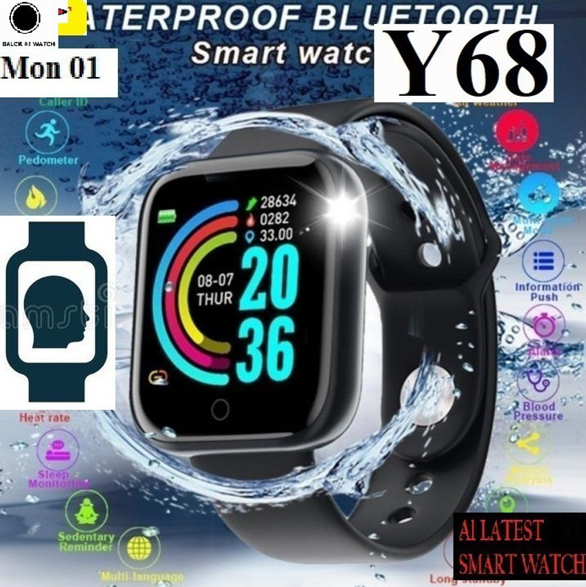 Luxurova S966 A1 ADVANCE HEART RATE MULTI SPORTS SMART WATCH BLACK
