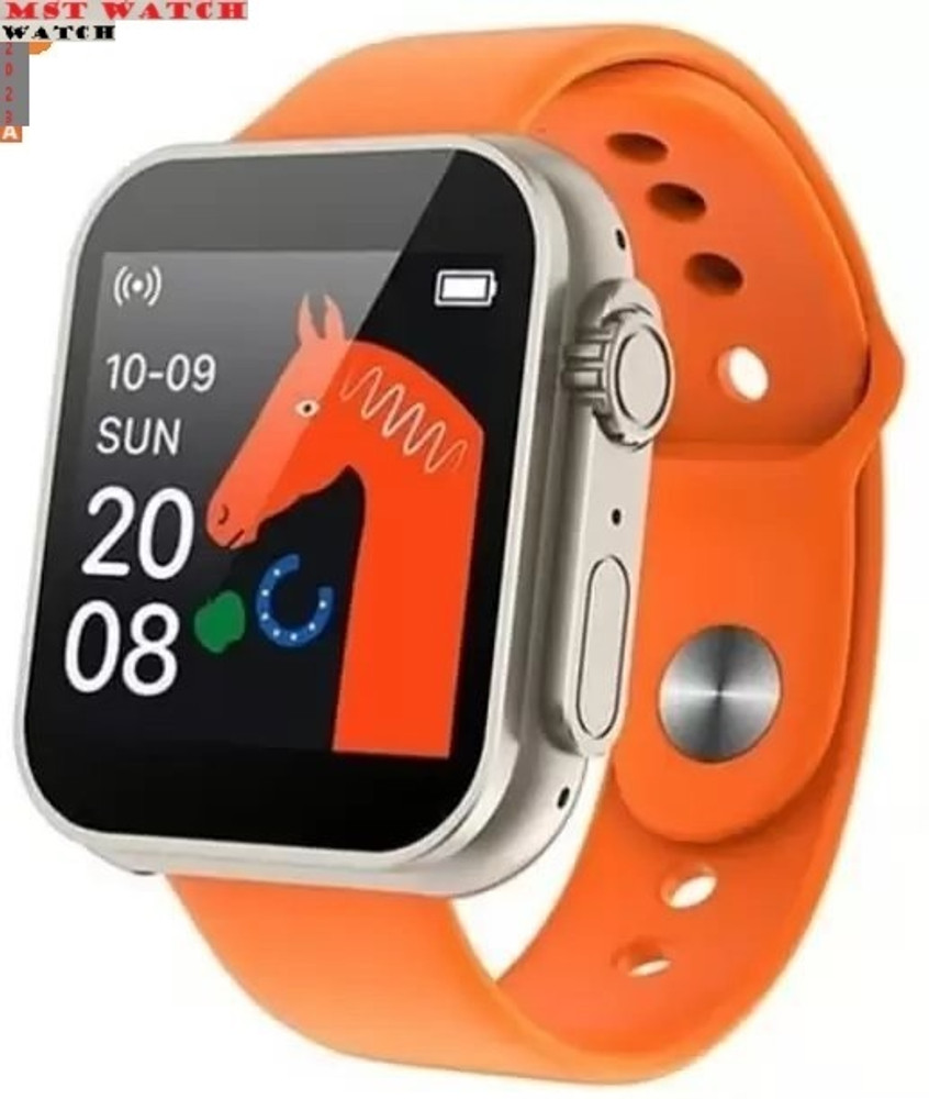 Bashaam A1494 D20 ULTRA ORANGE MULTI SPORTS BLUETOOTH SMART WATCH