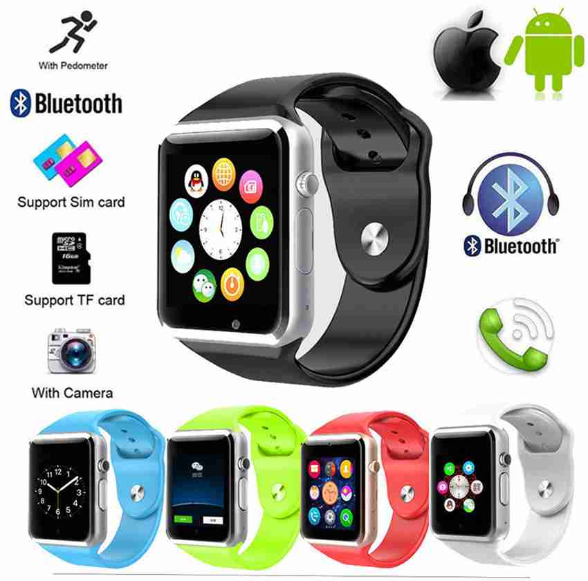 Bluetooth smartwatch with camera and pedometer sales