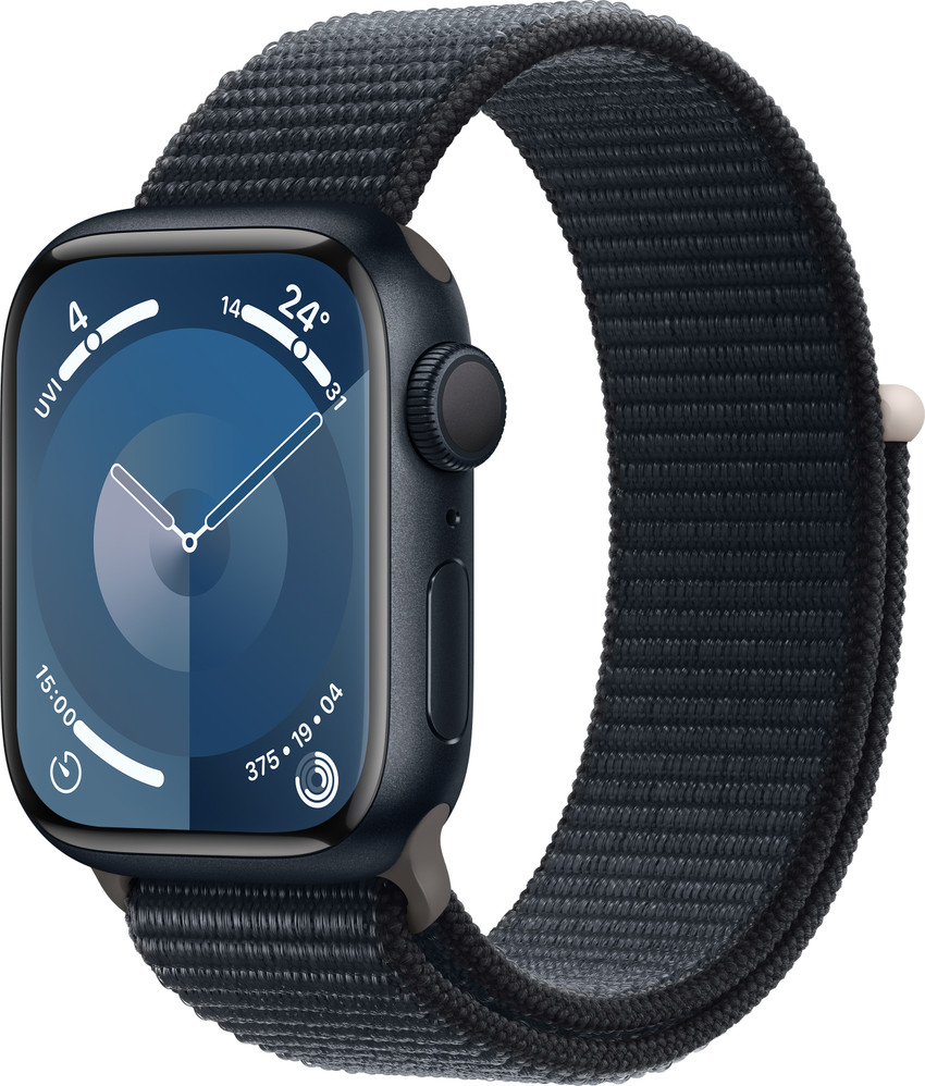 Apple Watch Series 9 GPS 41mm Midnight Aluminium Case with  