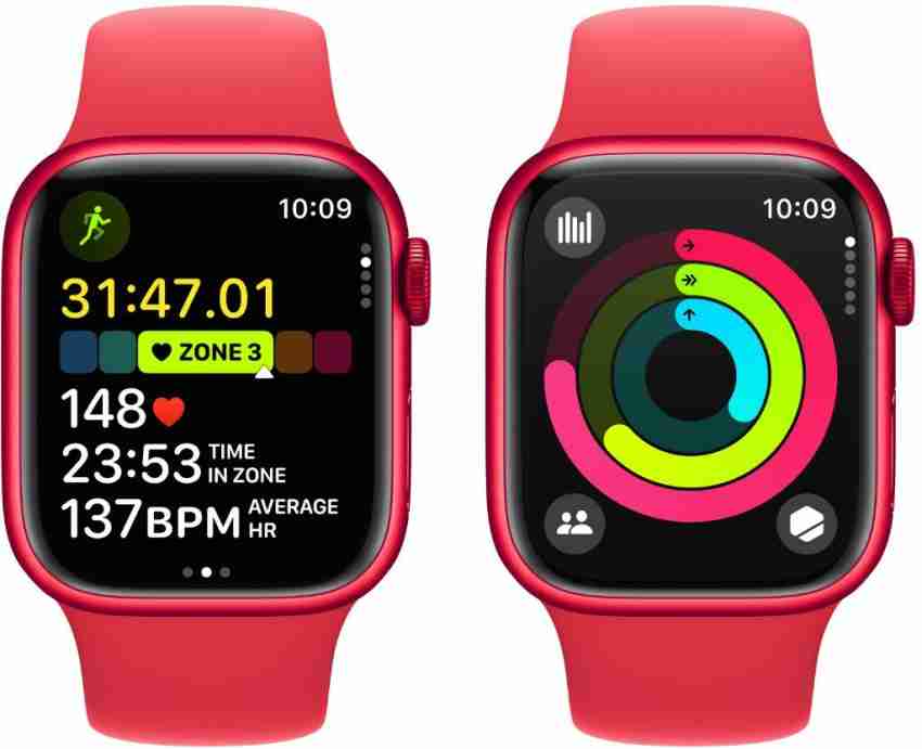 Apple Watch Series 9 GPS Cellular 41mm RED Case RED Sport Band