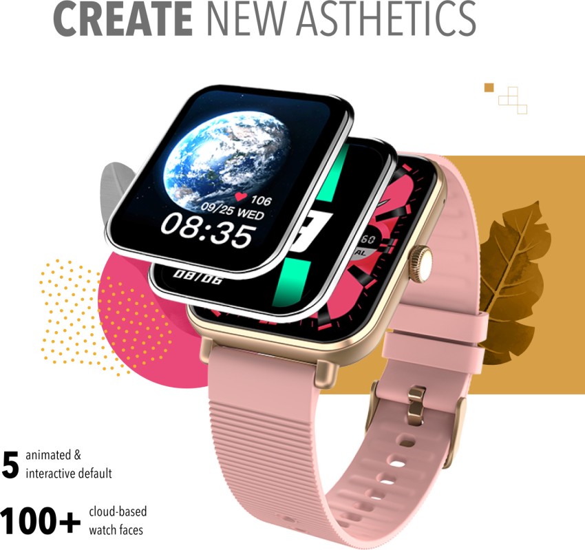 Smartwatch P80 Rosa - Original App Da Fit + Touch Screen +