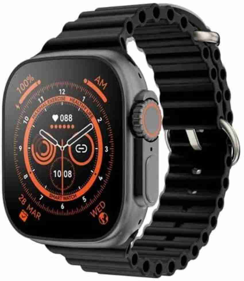 SHIVAAY TM8 Ultra Watch Scroll Working FITPRO APP Color Black Grey  Smartwatch Price in India - Buy SHIVAAY TM8 Ultra Watch Scroll Working  FITPRO APP Color Black Grey Smartwatch online at