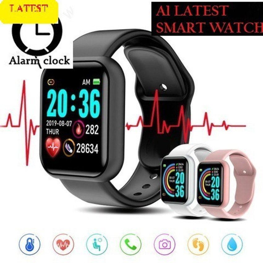 YKARN D2223 A1 PLUS STEP COUNT BLUETOOTH SMART WATCH BLACK PACK OF 1 Smartwatch Price in India Buy YKARN D2223 A1 PLUS STEP COUNT BLUETOOTH SMART WATCH BLACK PACK OF 1 Smartwatch online
