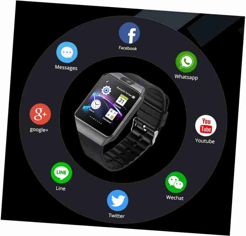 ERTUGUL DZ09 Smart Watch Support 2G 3G SIM and Upto 32GB Memory