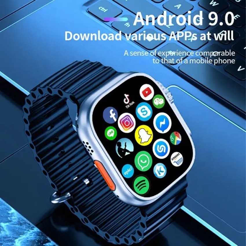 maavi 4G SIM card phone call S8 ultra WiFi GPS  Smart Watch
