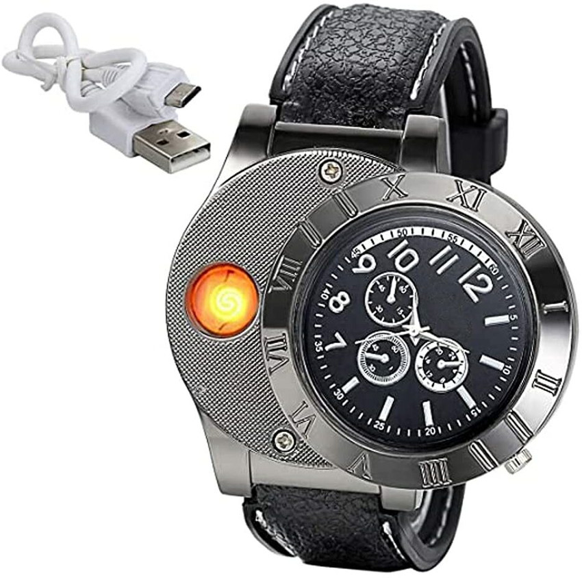 CHG Analog Watch For Men Women Buy CHG Analog Watch For Men Women Metal Premium Flameless Watch Lighter Watch Rechargeable Online at Best Prices in India Flipkart