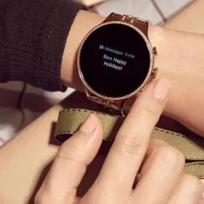 Round android online watch