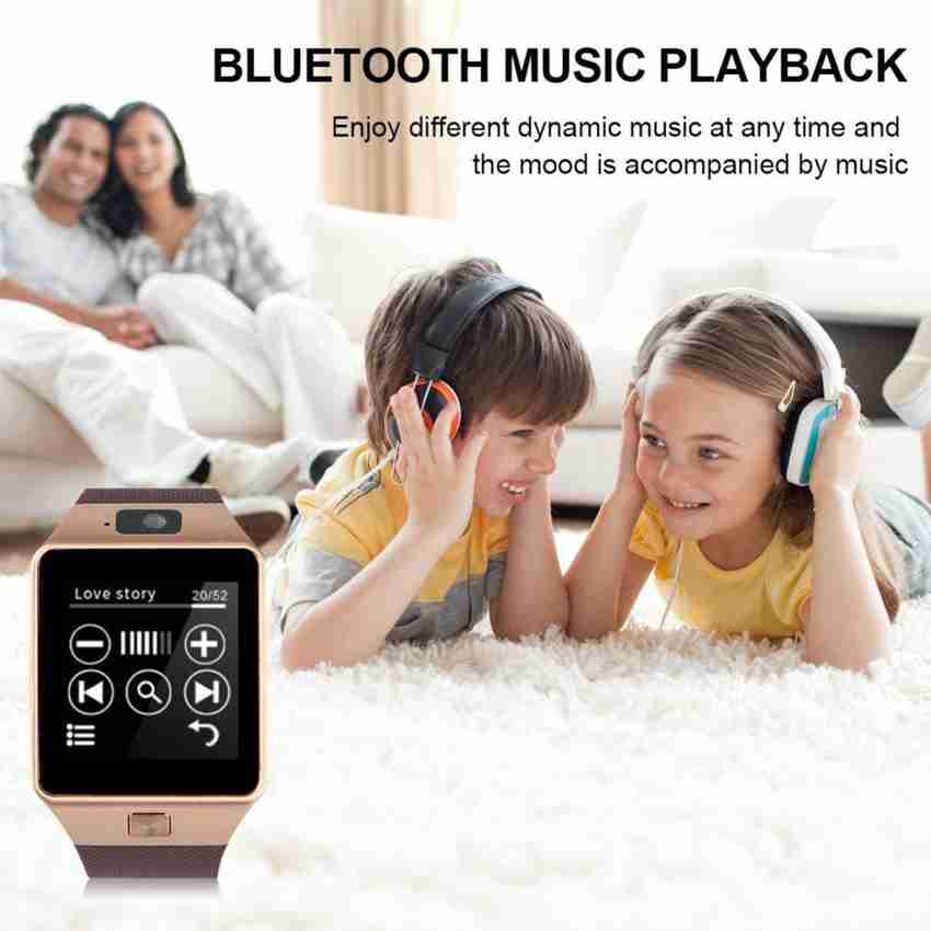 Zenx Gold DZ09 Smartwatch 4G Sim Watch 1.54