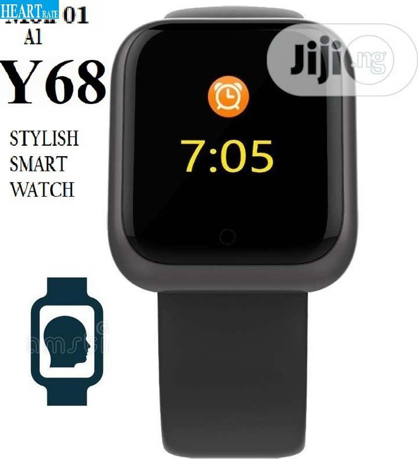 YKARN D500 A1 PRO FITNESS TRACKER MULTI SPORTS SMART WATCH BLACK