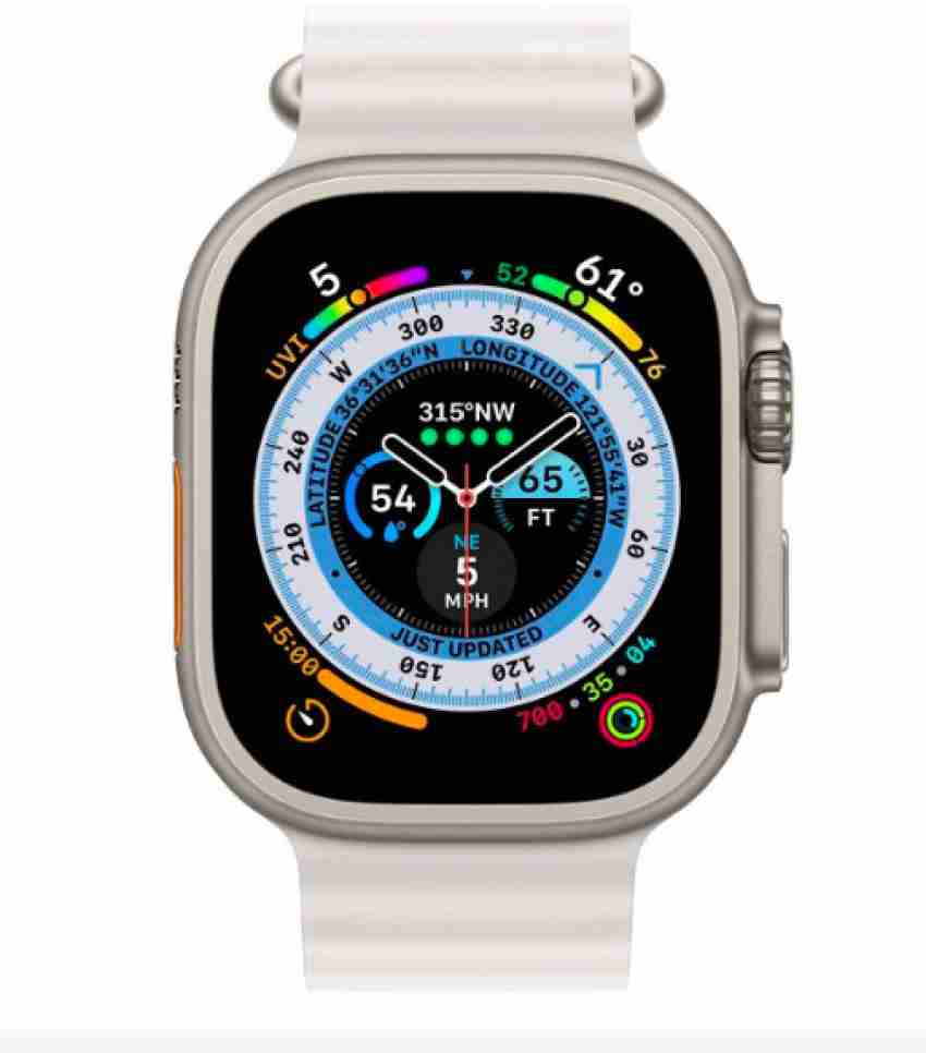 Foxne Point Ultra 49mm Smart Watch Titanium Case. Fitness Tracker, Precision Action Button, Smartwatch