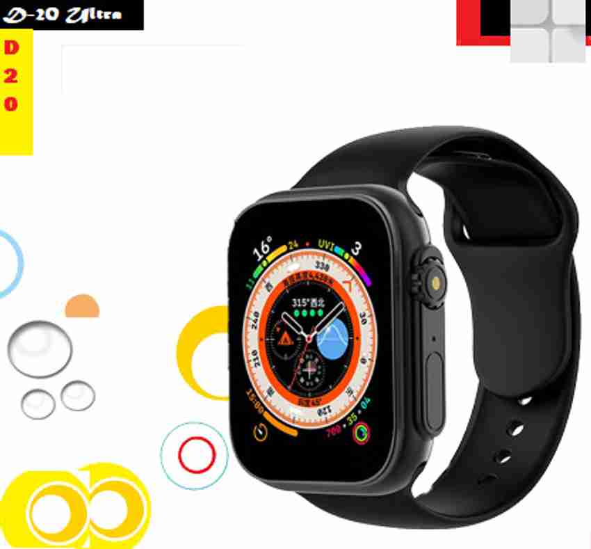 Actariat W101 D20 ULTRA CALORIES COUNT SMARTWATCH BLACK PACK OF 1