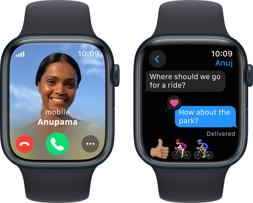 Apple Watch Series 9 GPS + Cellular 45mm Midnight Case & Midnight 