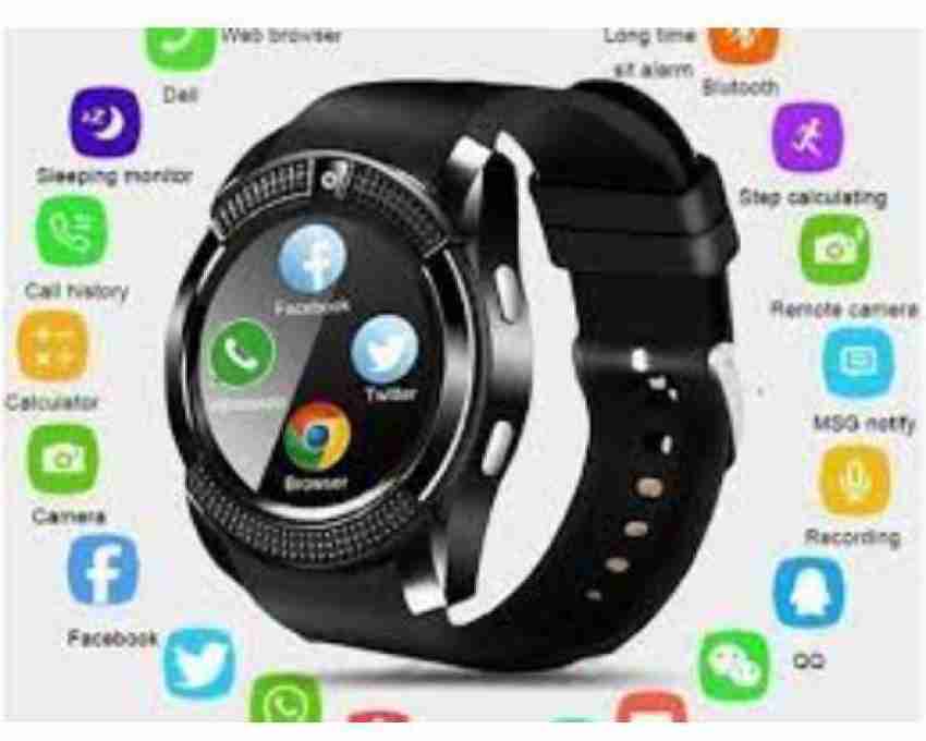 V8 bluetooth store smart watch sports