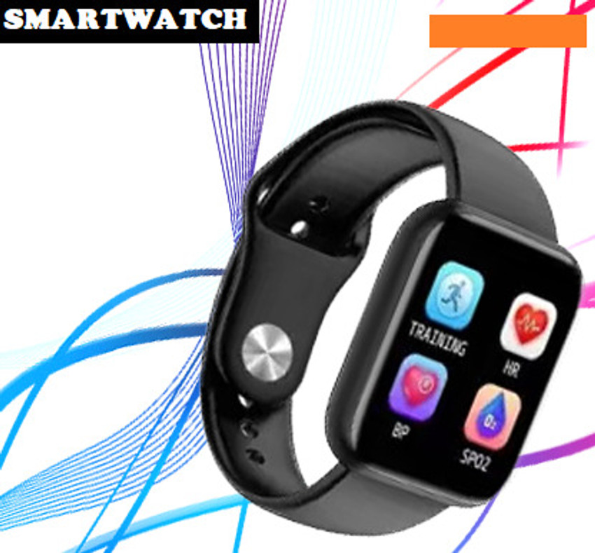 TERADIYA U2745 Y68 PRO CALORIE COUNT SMARTWATCH BLACK PACK OF 1