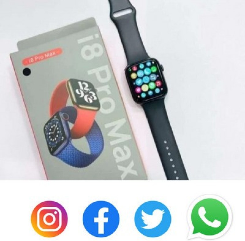 JAKCOM I8 Pro Max Bluetooth Connectivity Features Smartwatch Price in India  - Buy JAKCOM I8 Pro Max Bluetooth Connectivity Features Smartwatch online  at