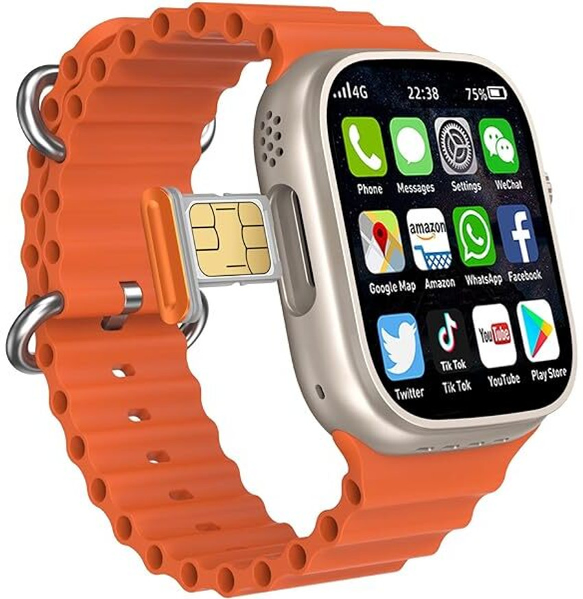 BLR2 S8 Ultra 4G Sim Card Smartwatch Smartwatch Price in India Buy BLR2 S8 Ultra 4G Sim Card Smartwatch Smartwatch online at Flipkart