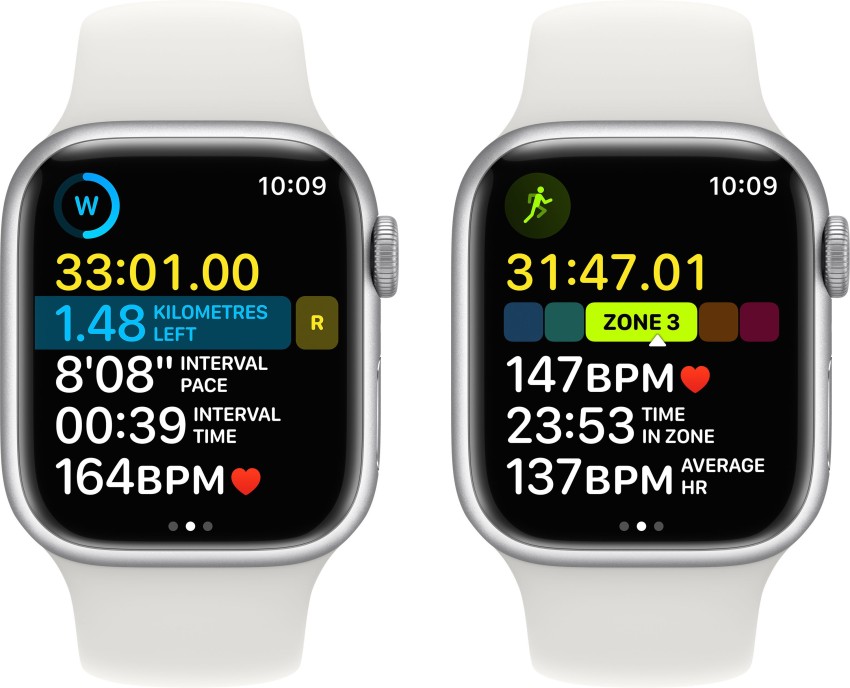 Apple Watch Series 8, 41mm GPS ECG app, Temperature sensor, IPX6 