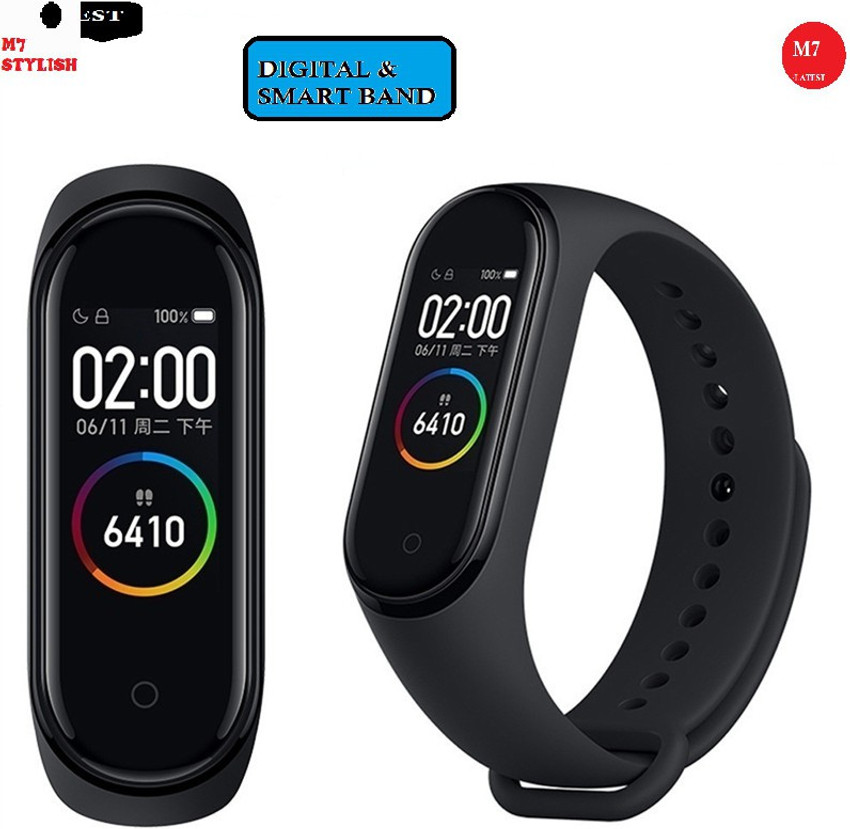 Bymaya AQ671 M7 ULTRA MULTI FACES SLEEP MONITOR SMART BAND BLACK
