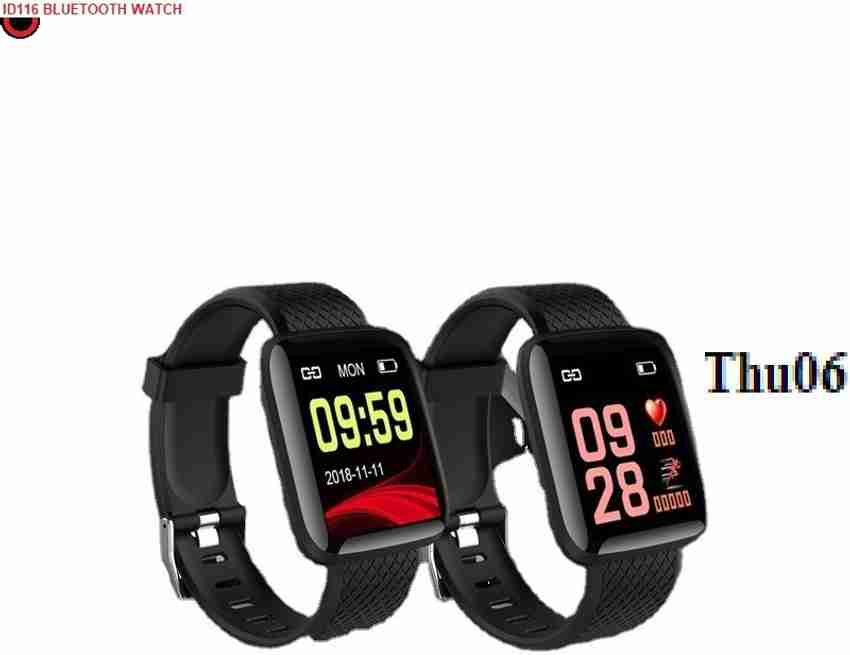 Bymaya S2119 ID116 PRO MULTI SPORTS STEP COUNT SMART WATCH BLACK