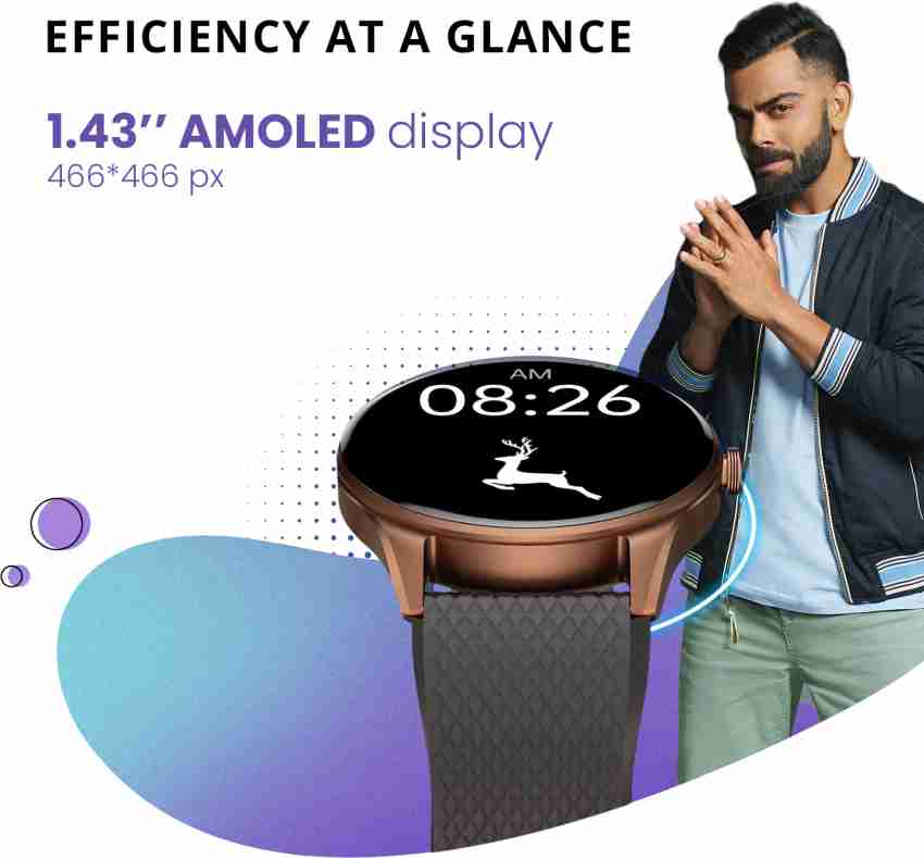 Noise Fuse Plus 1.43 AMOLED display, Bluetooth Calling, 100+ Watch faces,  IP68 Rating Smartwatch Price in India - Buy Noise Fuse Plus 1.43 AMOLED  display, Bluetooth Calling, 100+ Watch faces, IP68 Rating