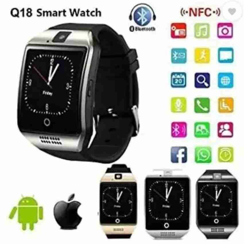 aybor Q18 Android Bluetooth Smart Watch All Phone with Camera Smartwatch Price in India Buy aybor Q18 Android Bluetooth Smart Watch All Phone with Camera Smartwatch online at Flipkart