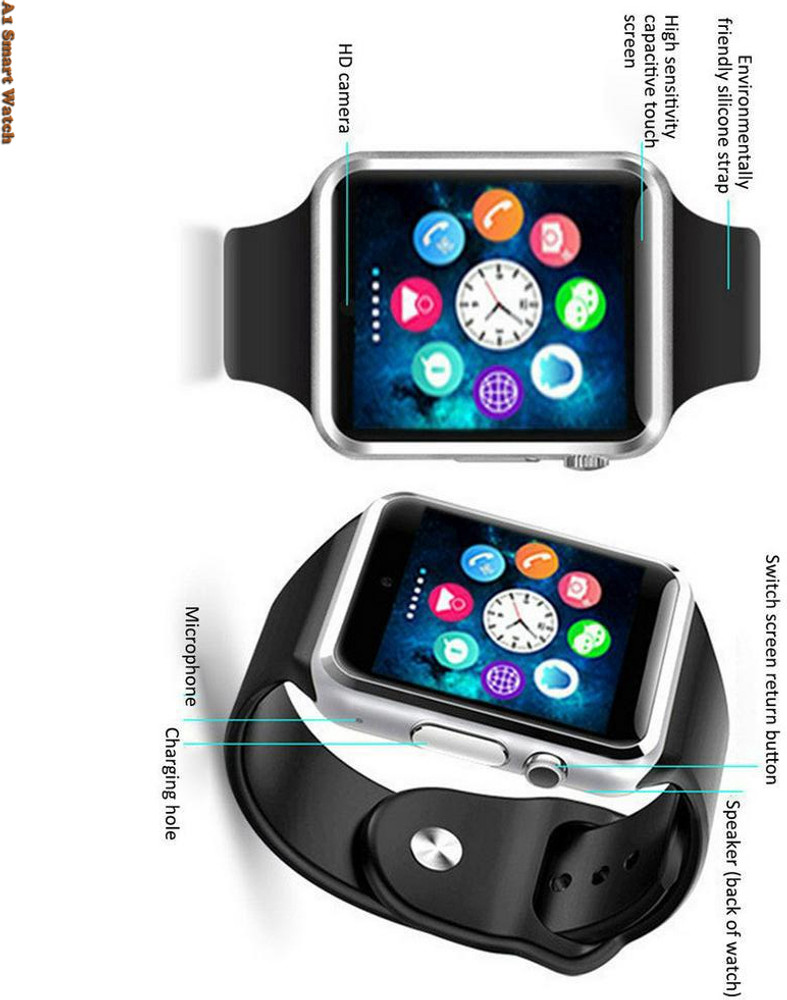 Correngo A1 Smart Watch Support SIM Memory Card Camera Bluetooth Voice Calling Smartwatch Price in India Buy Correngo A1 Smart Watch Support SIM Memory Card Camera Bluetooth Voice Calling Smartwatch o...