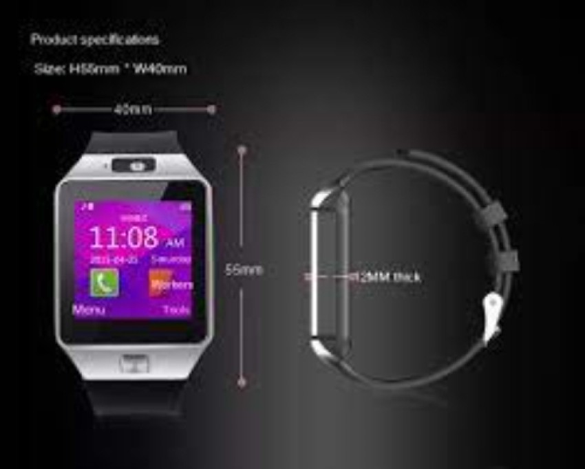 Dz09 smart watch on sale specs