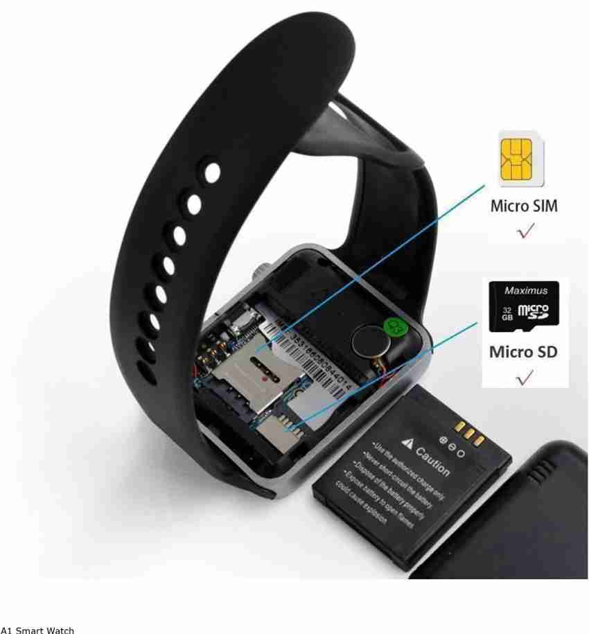 ShopSmart A1 Smart Watch Support Camera Bluetooth Voice Calling SIM Memory Card Smartwatch Price in India Buy ShopSmart A1 Smart Watch Support Camera Bluetooth