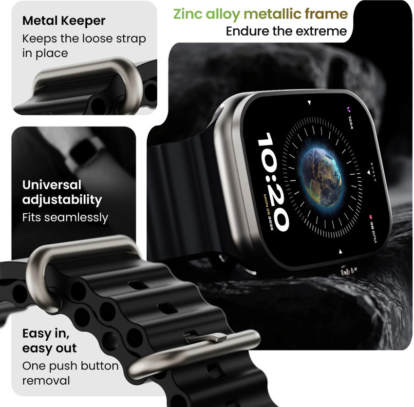 Zenx GEN 900 5G Sim calling support No return No replace Battery 1 ghante  Smartwatch