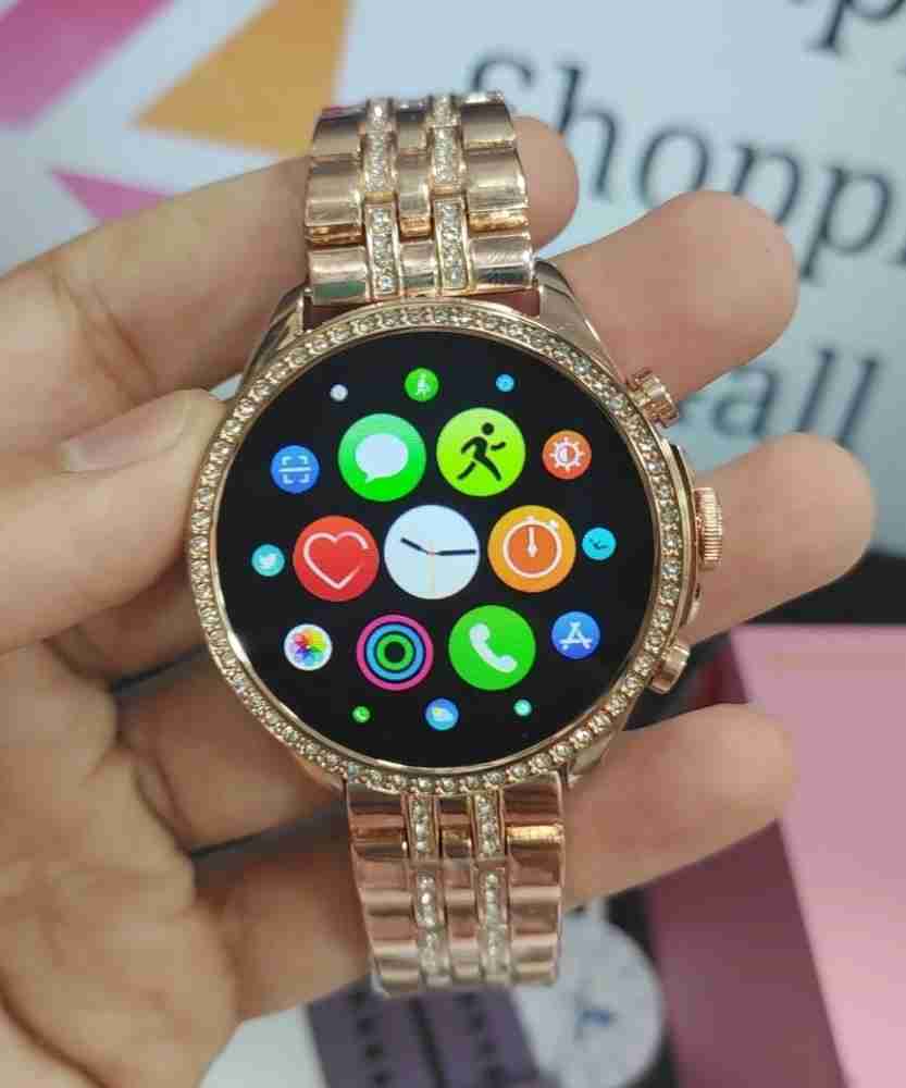 Ladies gold smart online watch