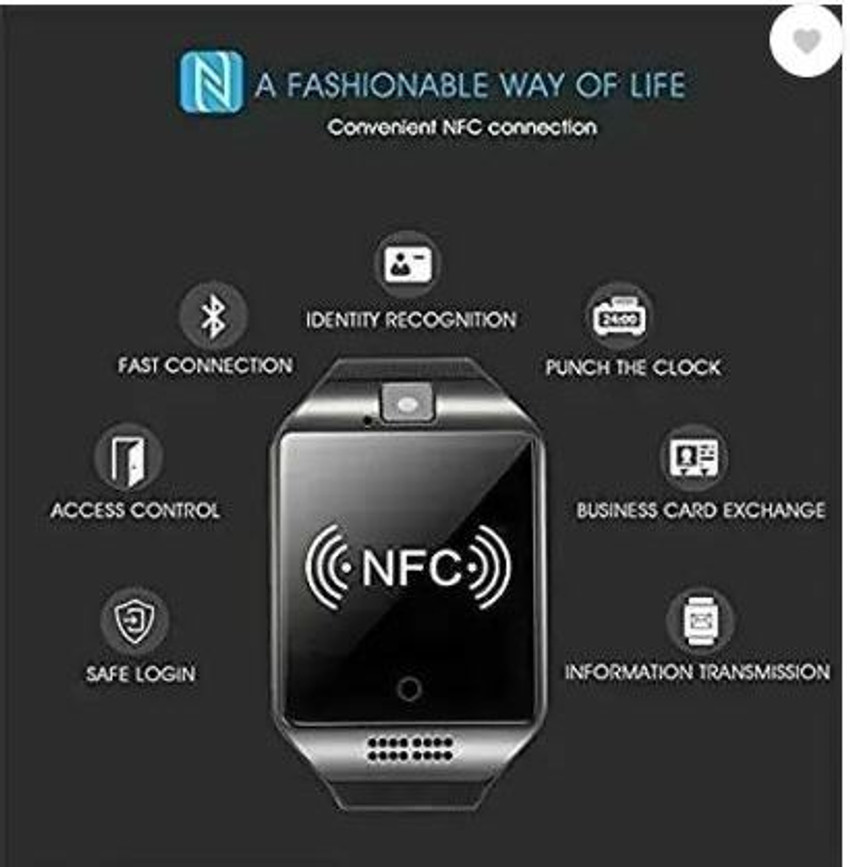 Q18 smartwatch iphone clearance