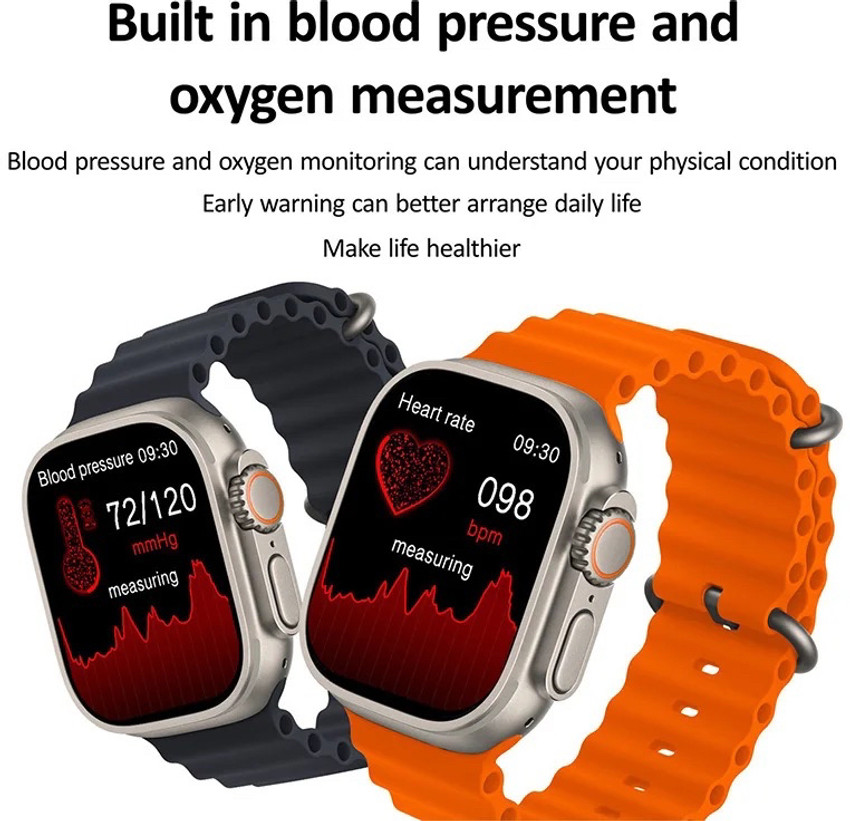 Glory T800 Ultra Heart Rate Steps BT Call Music Custom Dial Alarm