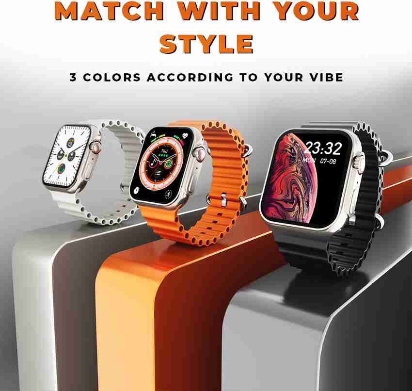 Gizmore V 1.95 AOD 600 NITS | 320 X 385 PX HD Display Bluetooth Calling  Smartwatch Price in India - Buy Gizmore V 1.95 AOD 600 NITS | 320 X 385 PX  HD Display Bluetooth Calling Smartwatch online at Flipkart.com